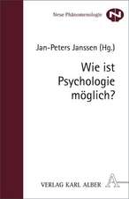 Wie ist Psychologie möglich?