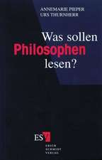 Was sollen Philosophen lesen?