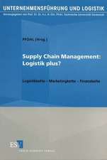 Supply Chain Management: Logistik Plus?