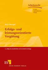 Erfolgs- und leistungsorientierte Vergütung