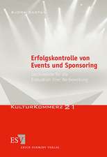 Erfolgskontrolle von Events und Sponsoring