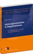 Leistungsmotivation in Organisationen