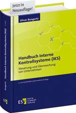 Handbuch Interne Kontrollsysteme (IKS)