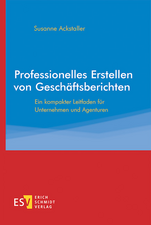 Professionelles Erstellen von Geschäftsberichten