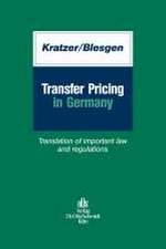 Transfer Pricing in Germany