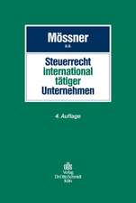 Steuerrecht international tätiger Unternehmen