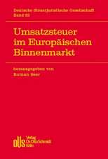 Umsatzsteuer im Europäischen Binnenmarkt