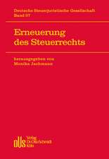 Erneuerung des Steuerrechts