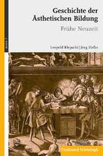 Geschichte der ästhetishen Bildung. Frühe Neuzeit