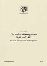 Die Welternährungskrisen 2008 und 2011