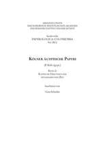 Kölner ägyptische Papyri (P.Köln ägypt.)