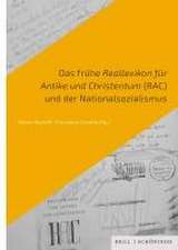 Das frühe Reallexikon für Antike und Christentum (RAC) und der Nationalsozialismus