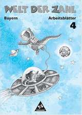 Welt der Zahl 4. Arbeitsheft. Bayern. Euro-Ausgabe