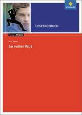 So voller Wut: Lesetagebuch