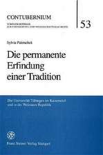 Die permanente Erfindung einer Tradition