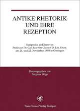 Antike Rhetorik Und Ihre Rezeption