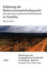 Schatzung Der Bodenwasserspeicherkapazitat Durch Simulation Der Genutzten Dornbuschsavanne in Namibia