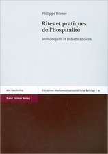 Rites et pratiques de l'hospitalité