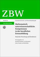 Mathematisch-naturwissenschaftliche Kompetenzen in der beruflichen Erstausbildung