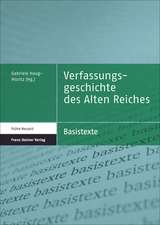 Verfassungsgeschichte des Alten Reiches