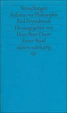 Versuchungen I. Aufsätze zur Philosophie Paul Feyerabends