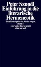 Einführung in die literarische Hermeneutik