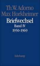 Max Horkheimer. Briefwechsel 1950 - 1969