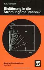 Einführung in die Strömungsmeßtechnik