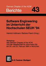 Software Engineering im Unterricht der Hochschulen SEUH ’94