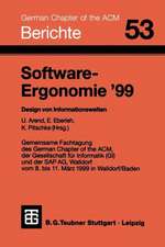 Software-Ergonomie ’99: Design von Informationswelten