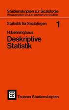 Statistik für Soziologen 1: Deskriptive Statistik