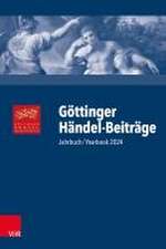 Göttinger Händel-Beiträge, Band 25