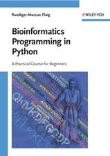 Bioinformatics Programming in Python – A Practical Course for Beginners