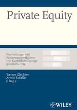 Private Equity – Beurteilungs– und Bewertungsverfahren