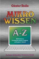 Mikrowissen A–Z: Register Deutsch-Englisch und Englisch-Deutsch