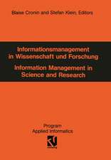 Informationsmanagement in Wissenschaft und Forschung: Information Management in Science and Research