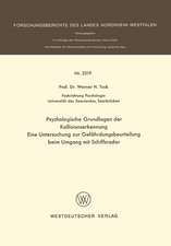 Psychologische Grundlagen der Kollisionserkennung