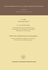 Vitamin-B12-Stoffwechsel von Granulozyten: Einbau und subzelluläre Verteilung von Vitamin B12 in Granulozyten und CML-Granulozyten