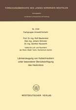 Lärmerzeugung von Hubschraubern unter besonderer Berücksichtigung des Heckrotors