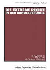 Die extreme Rechte in der Bundesrepublik: Entwicklung — Ursachen — Gegenmaβnahmen