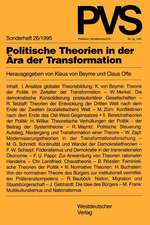 Politische Theorien in der Ära der Transformation