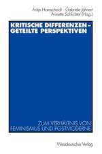 Kritische Differenzen — geteilte Perspektiven: Zum Verhältnis von Feminismus und Postmoderne