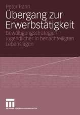 Übergang zur Erwerbstätigkeit: Bewältigungsstrategien Jugendlicher in benachteiligten Lebenslagen