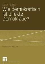 Wie demokratisch ist direkte Demokratie?