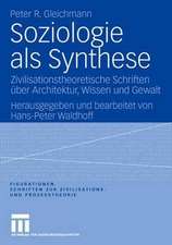 Soziologie als Synthese: Zivilisationstheoretische Schriften über Architektur, Wissen und Gewalt