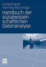 Handbuch der sozialwissenschaftlichen Datenanalyse