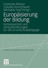 Europäisierung der Bildung: Konsequenzen und Herausforderungen für die Grundschulpädagogik