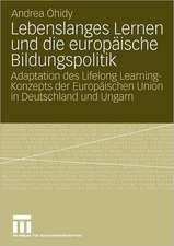 Lebenslanges Lernen und die europäische Bildungspolitik