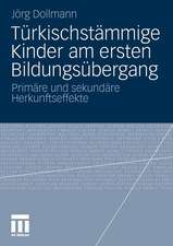 Türkischstämmige Kinder am ersten Bildungsübergang