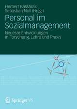 Personal im Sozialmanagement: Neueste Entwicklungen in Forschung, Lehre und Praxis